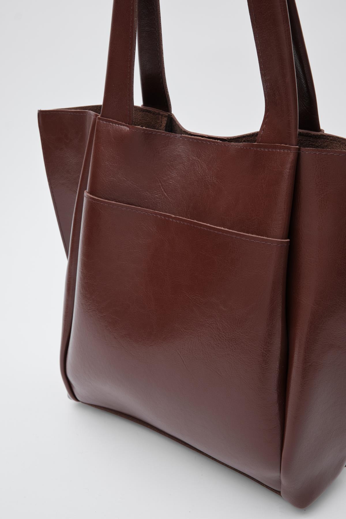 Stylish Brown Tote Bag
