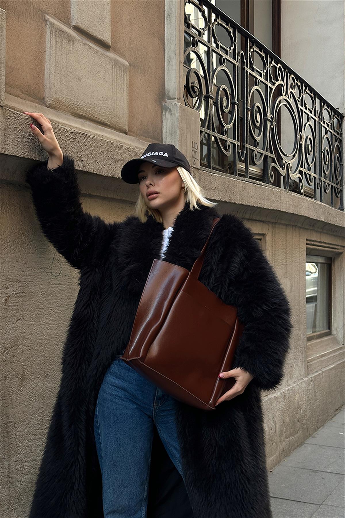 Stylish Brown Tote Bag