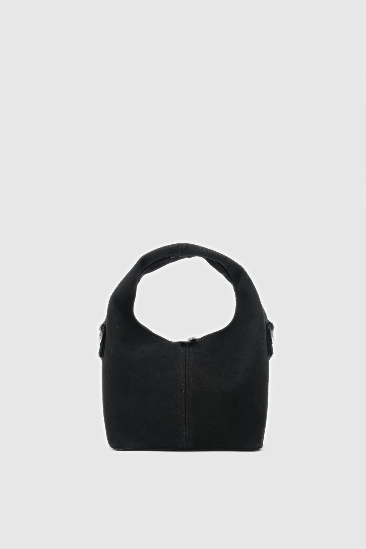 Classic Black Canvas Handbag