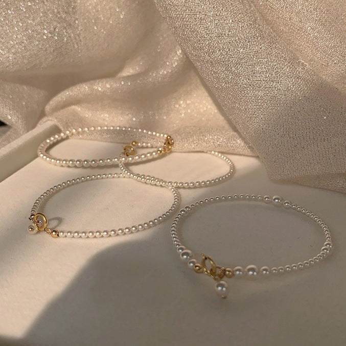Elegant Pearl Bead Necklace