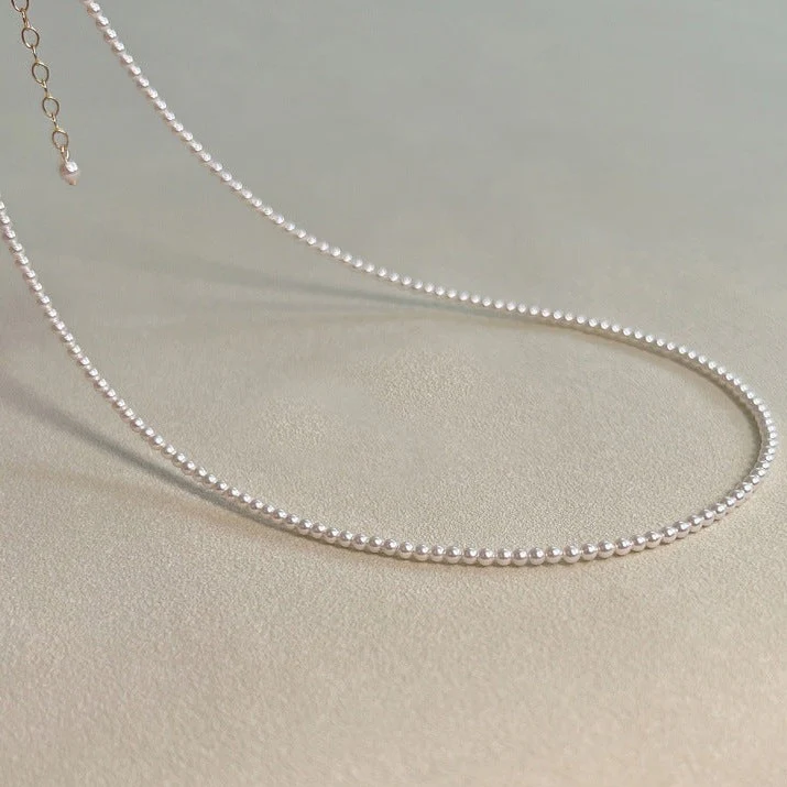 Elegant Pearl Bead Necklace