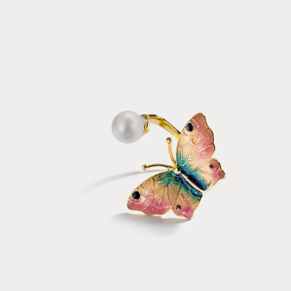 Elegant Butterfly Design Ring