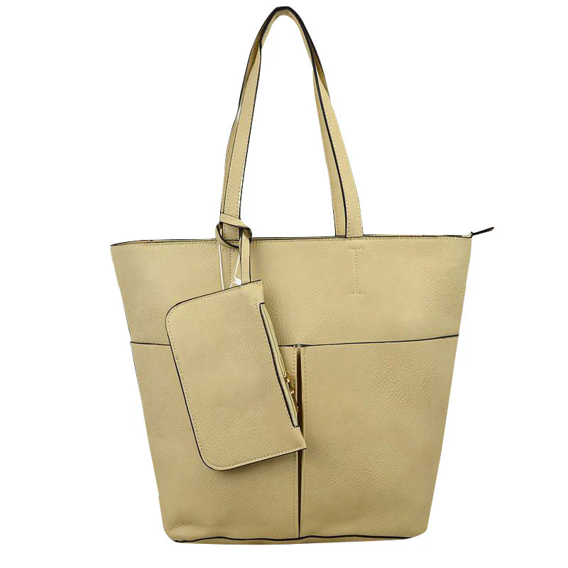 Elegant Beige Tote Bag