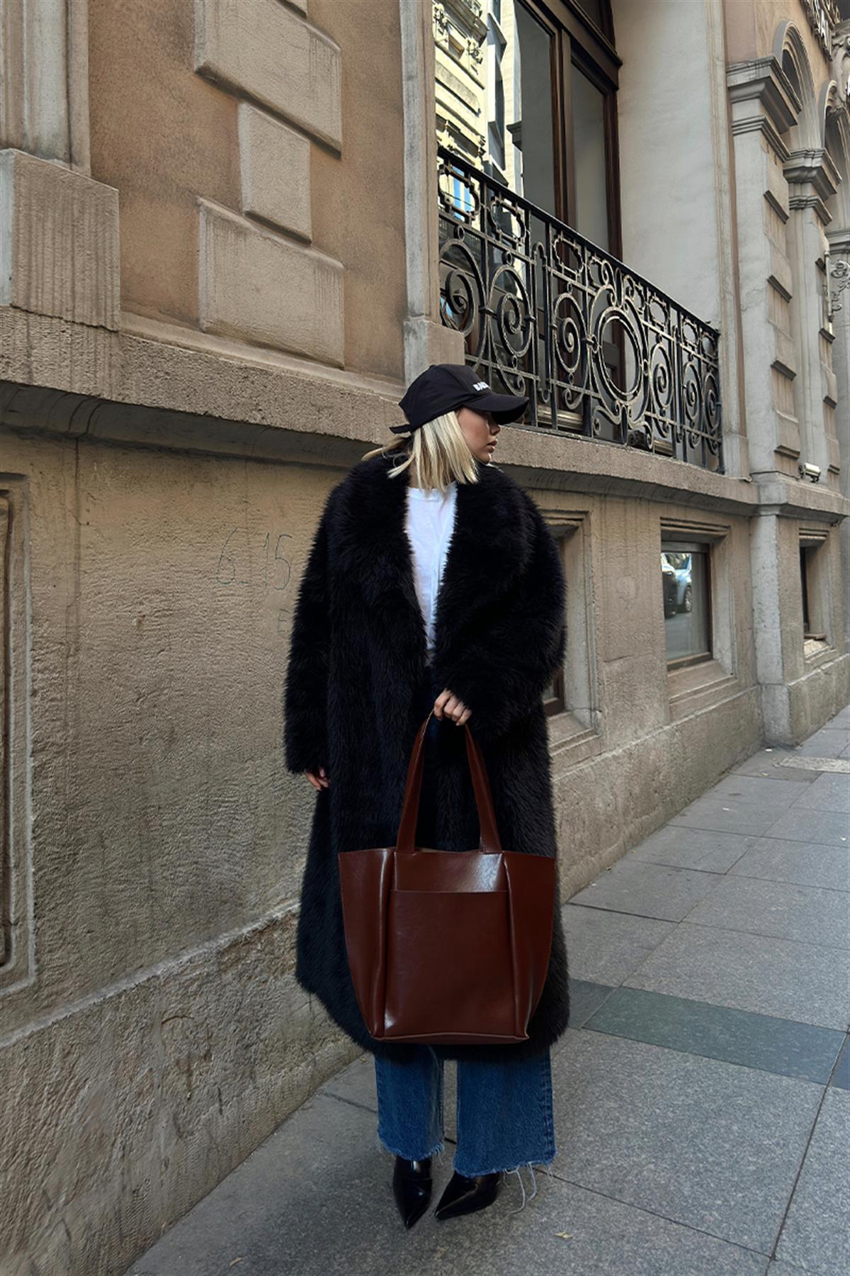 Stylish Brown Tote Bag