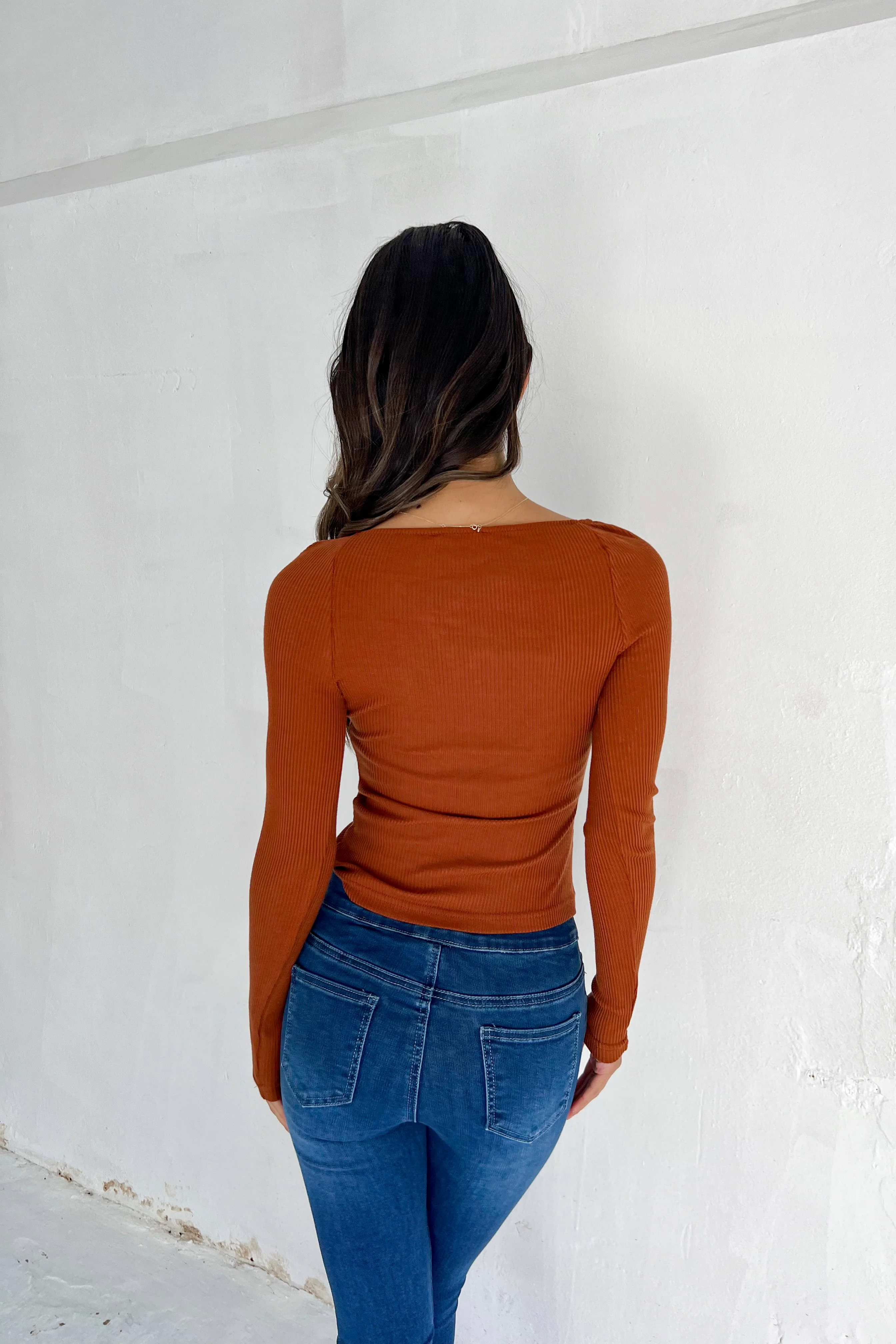 Chic Asymmetrical Cut-Out Knit Top