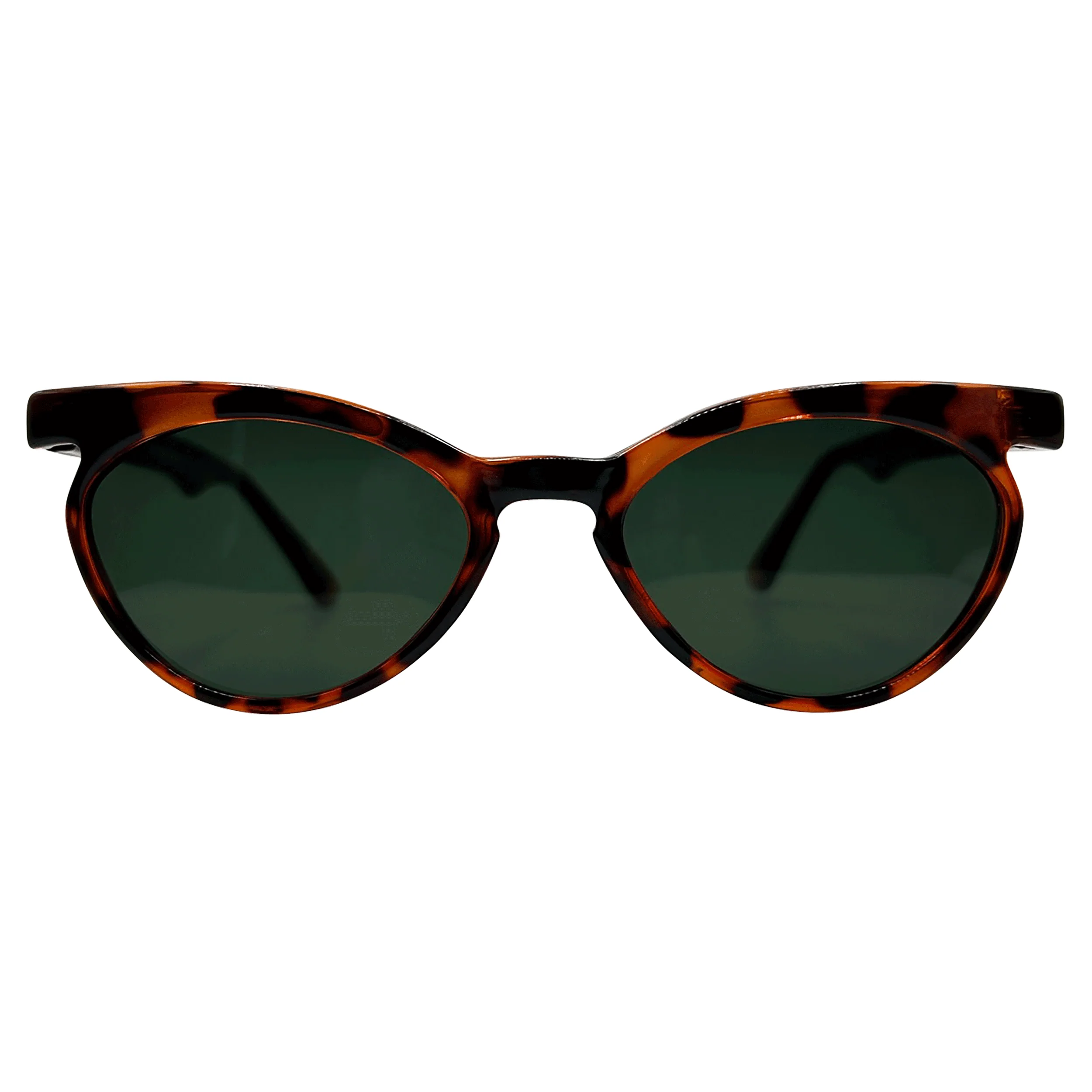 Retro Tortoiseshell Cat-Eye Sunglasses