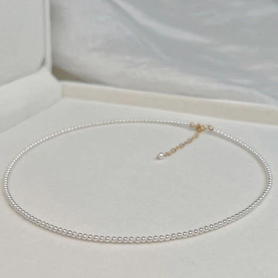 Elegant Pearl Bead Necklace