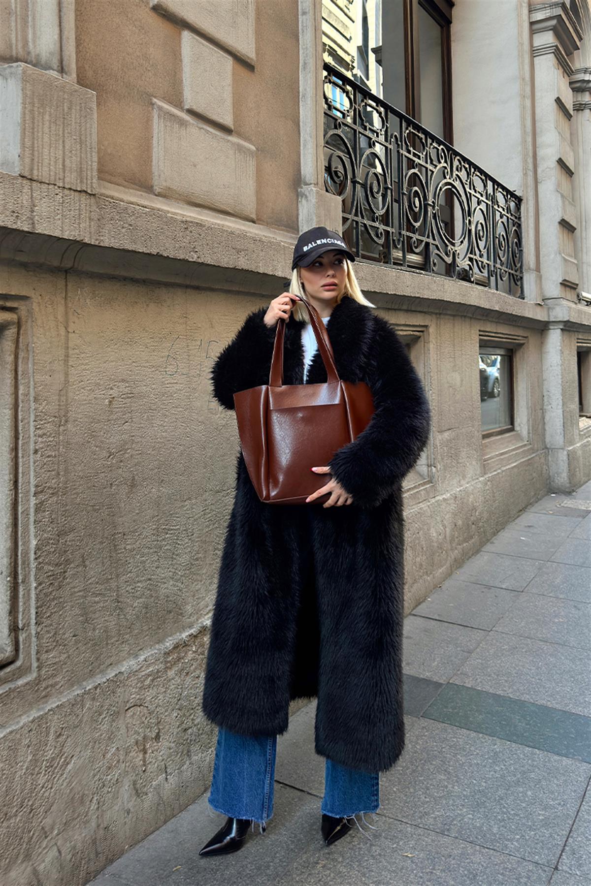 Stylish Brown Tote Bag