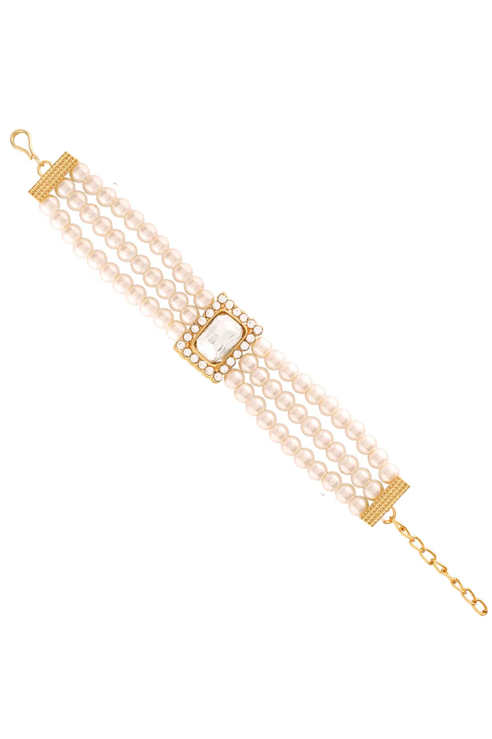 Elegant Pearl Beaded Bracelet
