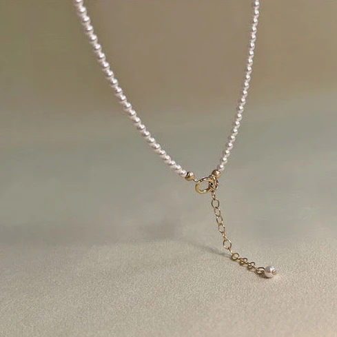 Elegant Pearl Bead Necklace